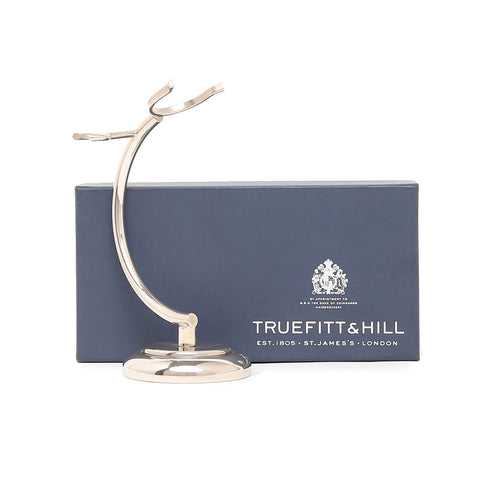 Truefitt & Hill Curved Razor and Brush Stand Chrome