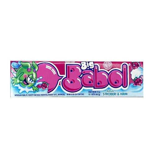 Big Babol - Chewing Gum (Rasa Storberi & Krim)