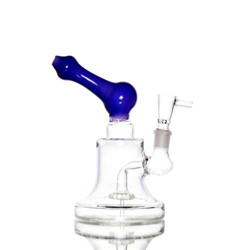 Chakra Glass - Stoned Wheel Perc with Hand Pipe (Brown)