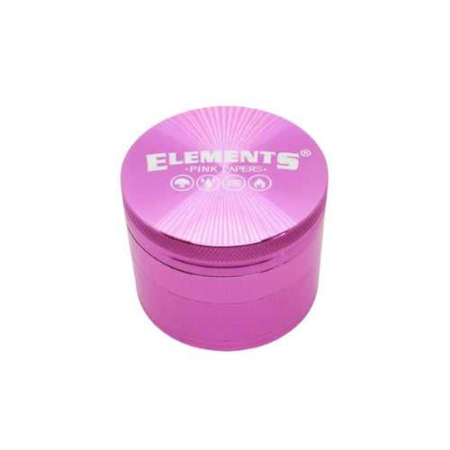 Elements - 4 Piece Grinder - Pink
