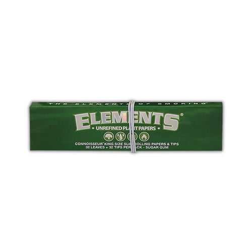 Elements - Green Connoisseur KS Slim + Tips