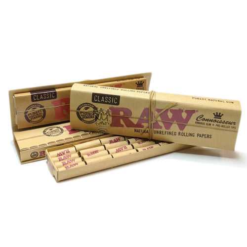 Raw Connoisseur - Classic + Pre Rolled Tips