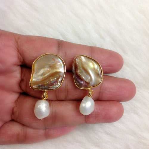 Mother of Pearl Drop Earrings