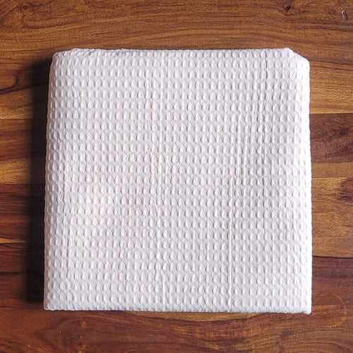 Quick Dry Waffle Bath Towel - Natural Ecru