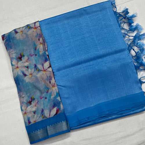 Mangalagiri Silk / Cotton Saree-RSSEMGSACT592271