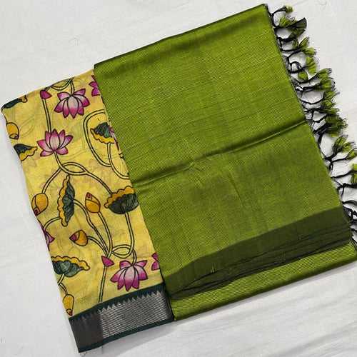 Mangalagiri Silk / Cotton Saree-RSSEMGSACT592274