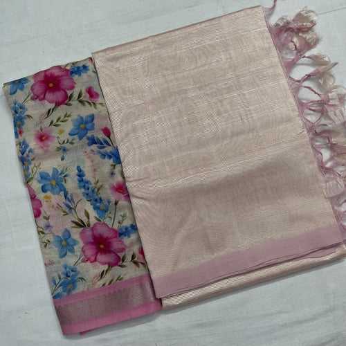 Mangalagiri Silk / Cotton Saree-RSSEMGSACT592277