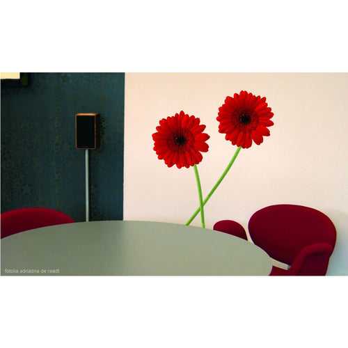 Plage Wall Sticker, Medium, Gerberas