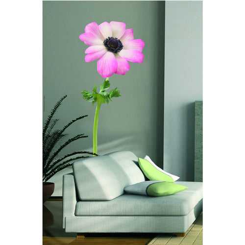 Plage Wall Sticker, Large, Pink Anemone