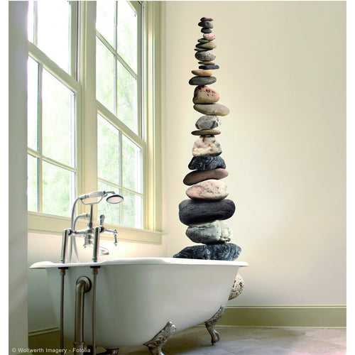 Plage Wall Sticker, Large, Pebbles