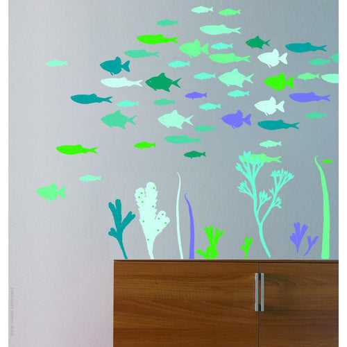 Plage Wall Sticker, Large, Large Abyssee