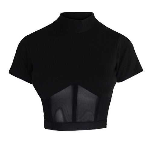 Stella Crop Top - Black