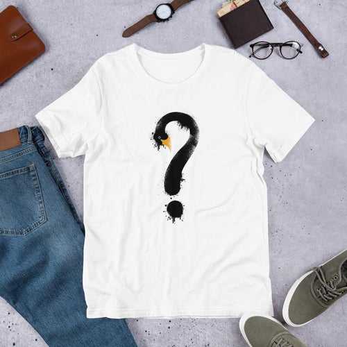 Black Swan Question Half Sleeve T-Shirt