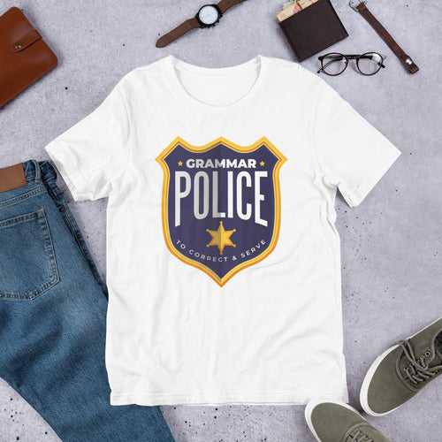 Grammar Police Half Sleeve T-Shirt