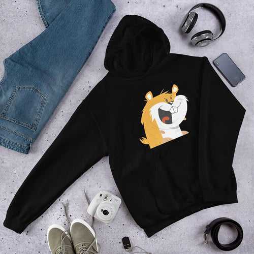 Funny Hamster Unisex Hooded Sweatshirt