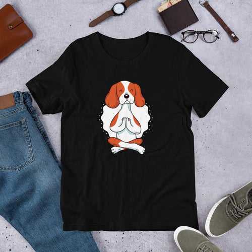 Dog Yoga Half Sleeve T-Shirt