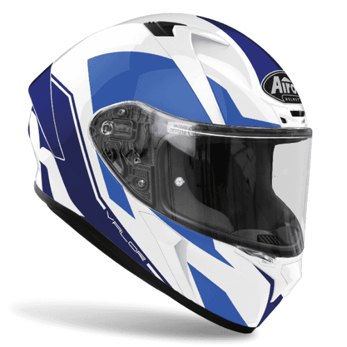 Airoh Valor Wings - Blue Gloss Helmet