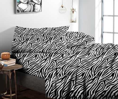 Zebra Print Bed Sheets