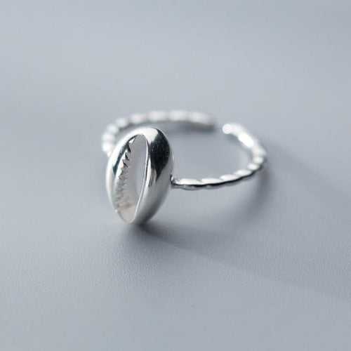 Cowrie Sea Shell Ring