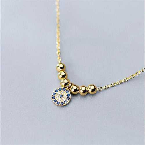 Exclusive Evil Eye Minimal Necklace