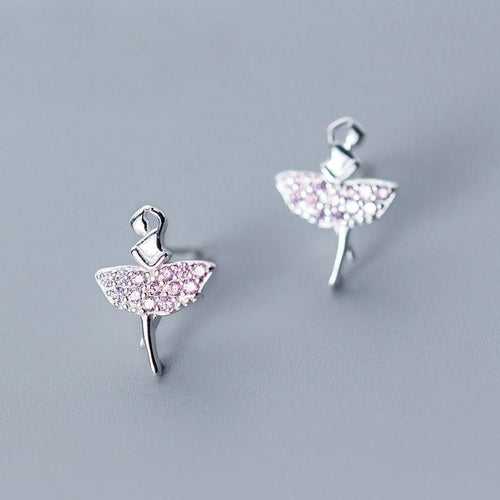 Lovely Ballerina Minimal Studs