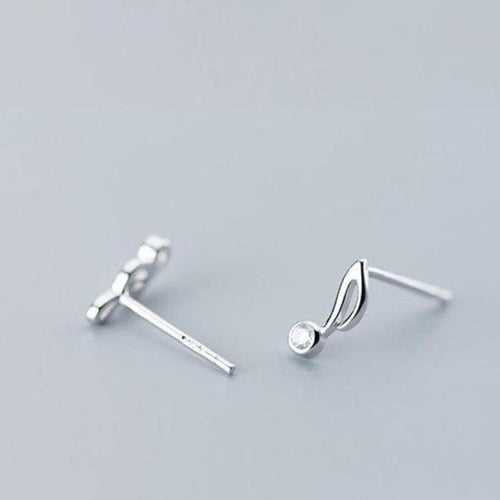 Shining Musical Notes Studs