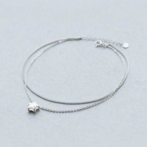 Starlight Layered Anklet