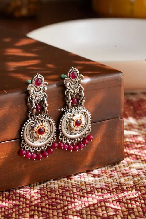 Vrinda Pink Earrings