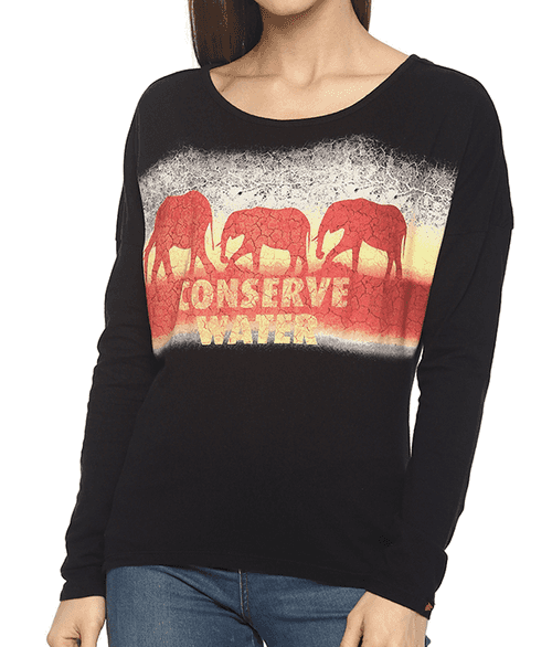 CONSERVE WATER FULL SLEEVE TSHIRT