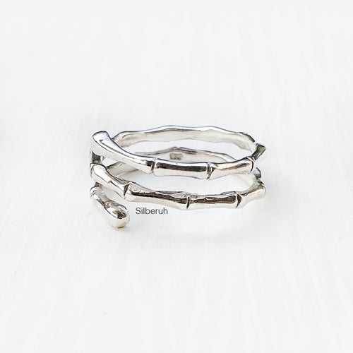 Bamboo Silver Ring