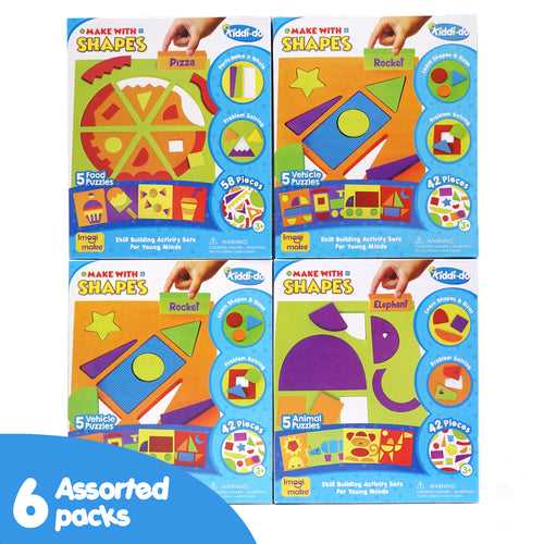 Make with Shapes - Assorted Pack of 6