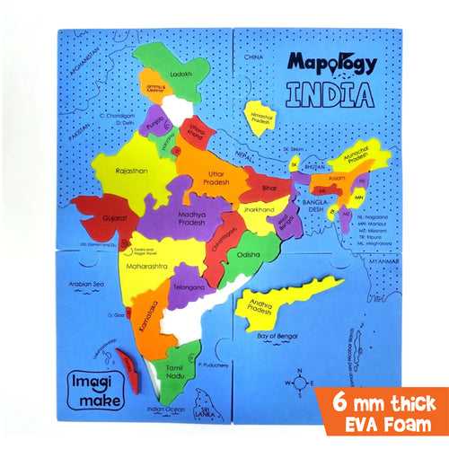 Mapology States of India Map Puzzle