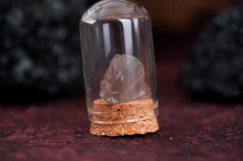 Smoky Quartz Raw Natural Crystal Glass Vase Decor