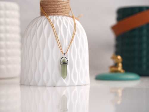 Green Aventurine Wand Pendant: Embrace the Energy of Opportunity and Abundance