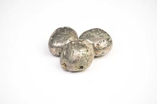 Pyrite Raw Tumble : The Stone of Abundance and Protection