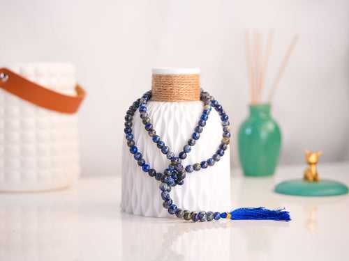 Lapis Lazuli Mala: Connect to Inner Wisdom and Spiritual Enlightenment