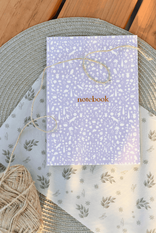 MINDFULNESS THEMED NOTEBOOK (RULED)