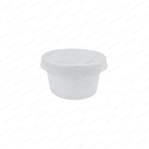 55ml Paper Sauce Cup With PET Lid
