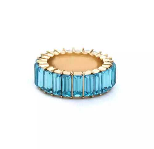 Sky Blue Stud Ring