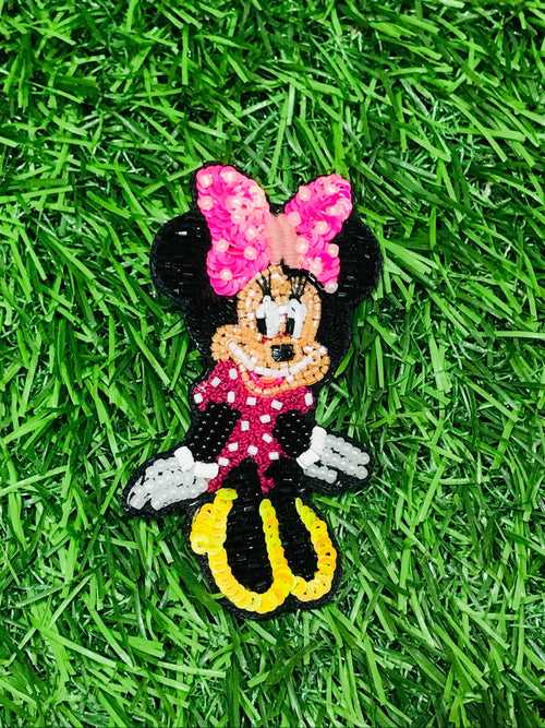 Minnie Mouse Pink Brooch