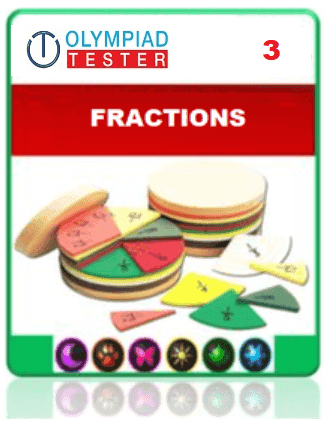 Class 3 Maths Fractions questions - 15 Online tests