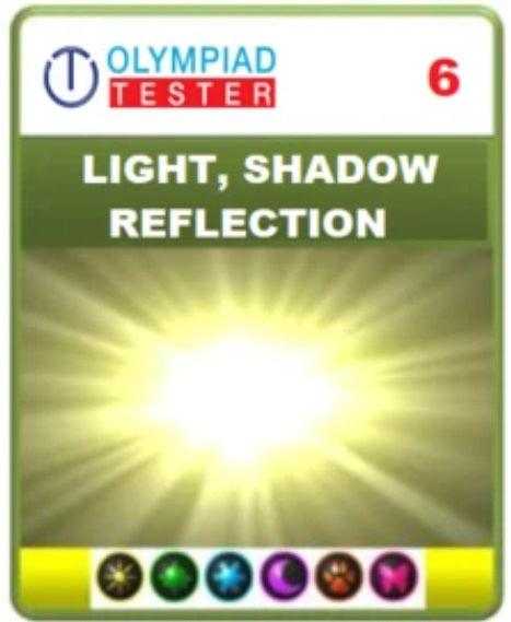 GOTAK & OCS Certification - Class 6 Science Light shadow and reflection - Assessment 01