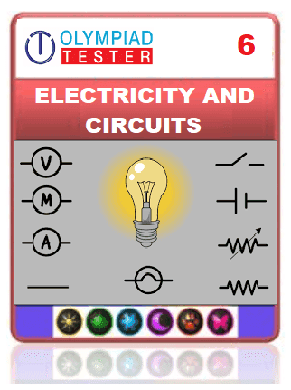 Olympiadtester Certified Student exam (OCS)  - Class 6 Science - Electricity & Circuits