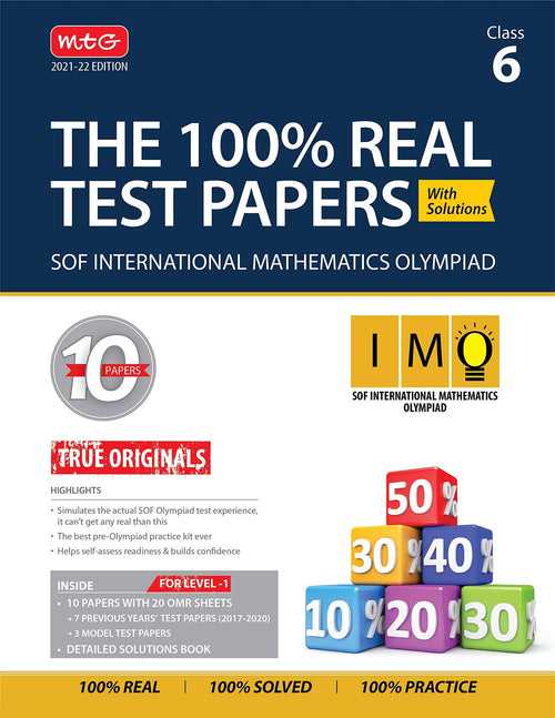 Class 6 - International Mathematics Olympiad (IMO) - The 100% Real test papers