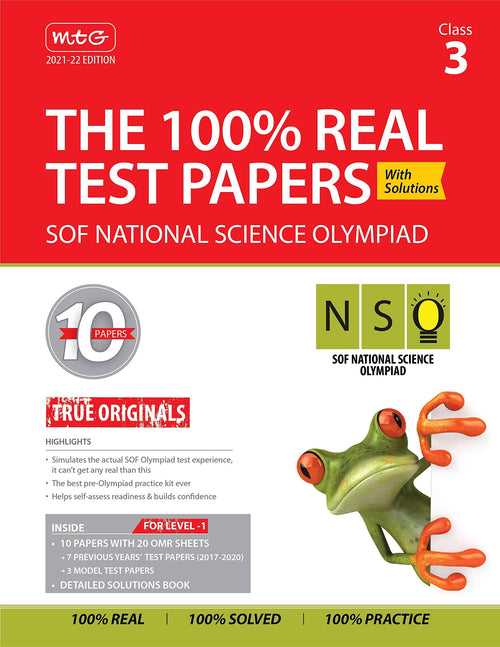 Class 3 - National Science Olympiad (NSO) - The 100% Real test papers