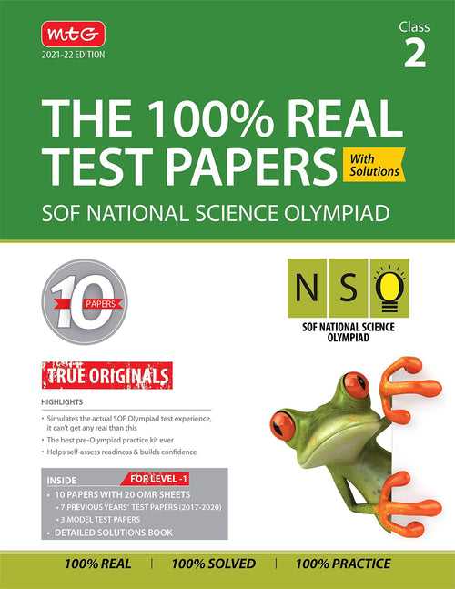 Class 2 - National Science Olympiad (NSO) - The 100% Real test papers