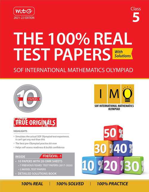 Class 5 - International Mathematics Olympiad (IMO) - The 100% Real test papers