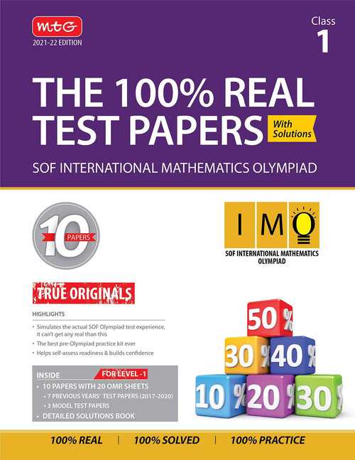 Class 1 - International Mathematics Olympiad (IMO) - The 100% Real test papers