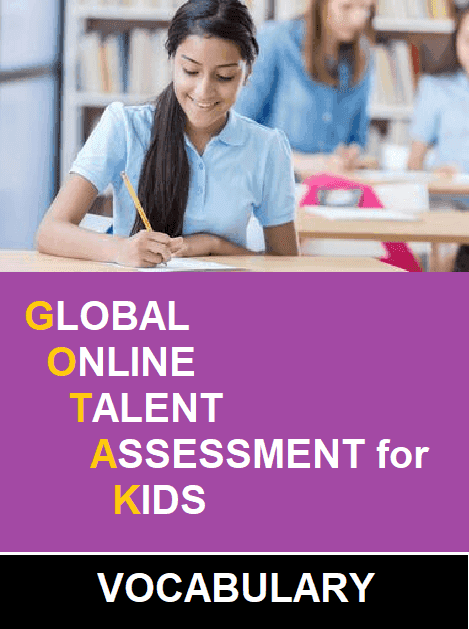 Class 8 Global Online Talent Assessment for kids (GOTAK) - Vocabulary