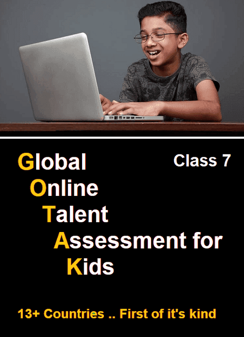 CLASS 7 Global Online Talent Assessment for kids (GOTAK) - Season 01